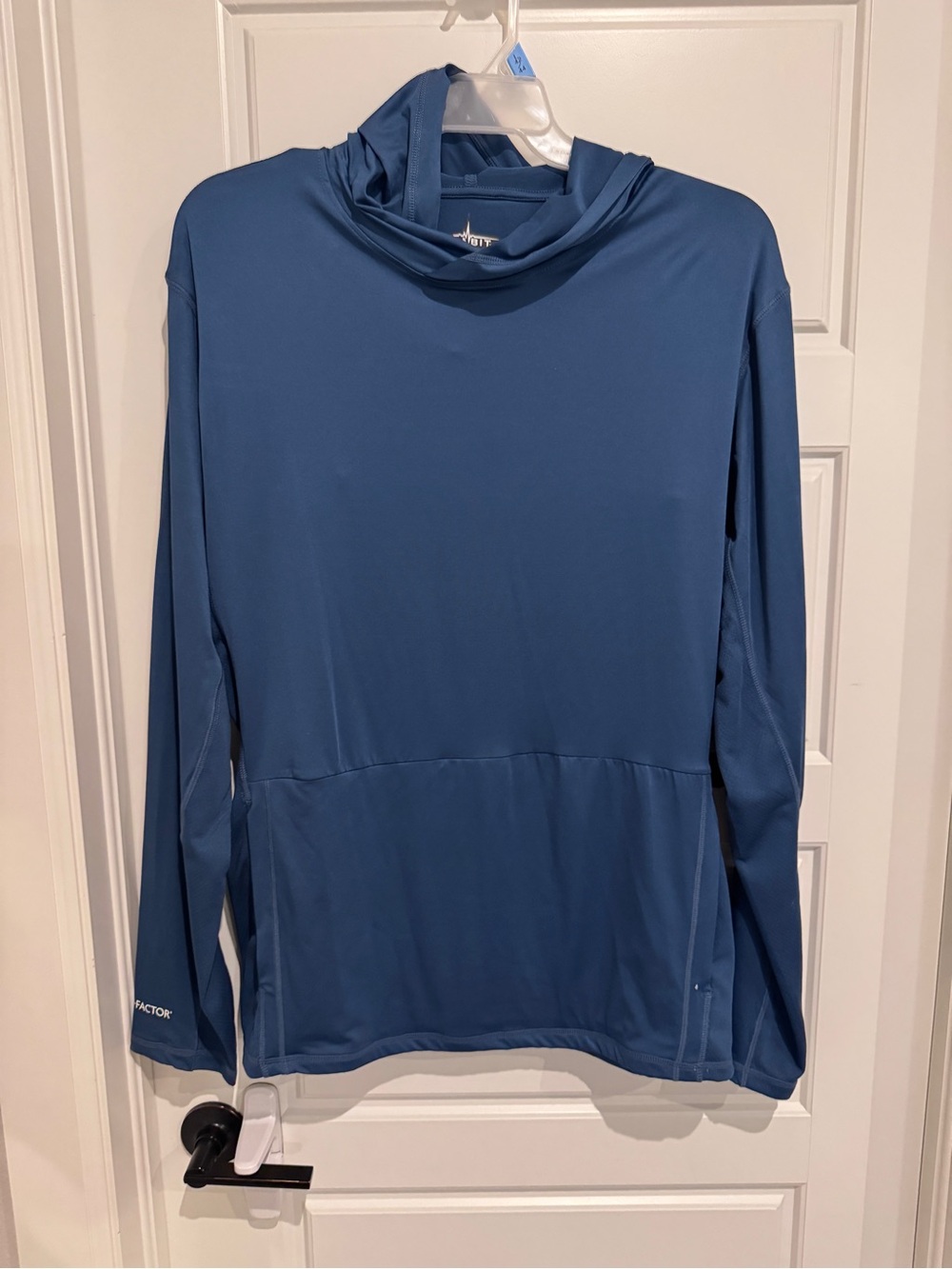 NWT Habit Outdoors Box Canyon Performance Hoodie UPF 40+ Blue Men’s Large